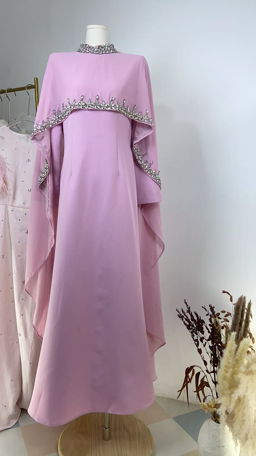 Embellished Cape Abaya