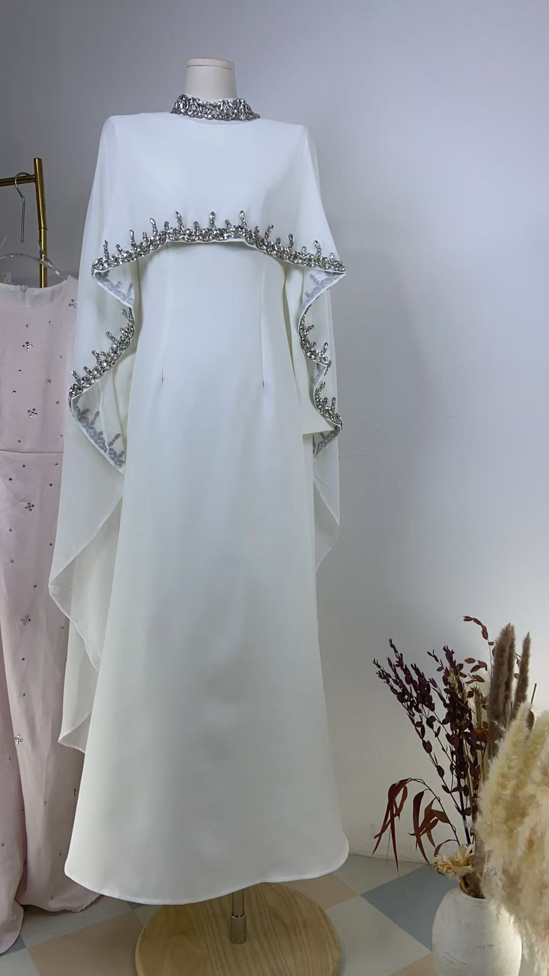 Embellished Cape Abaya