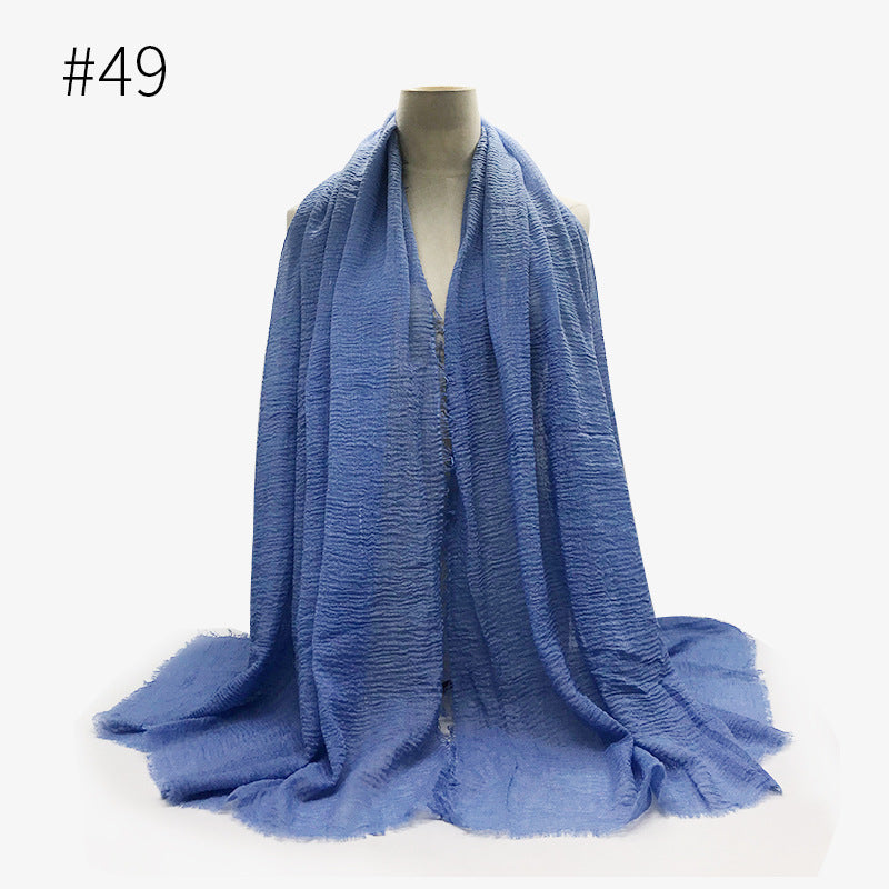 Crinkle Cotton Scarf