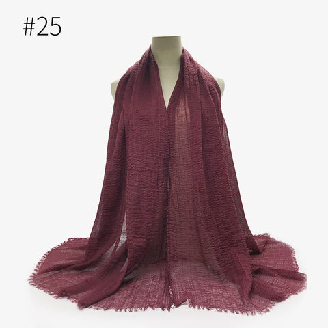 Crinkle Cotton Scarf