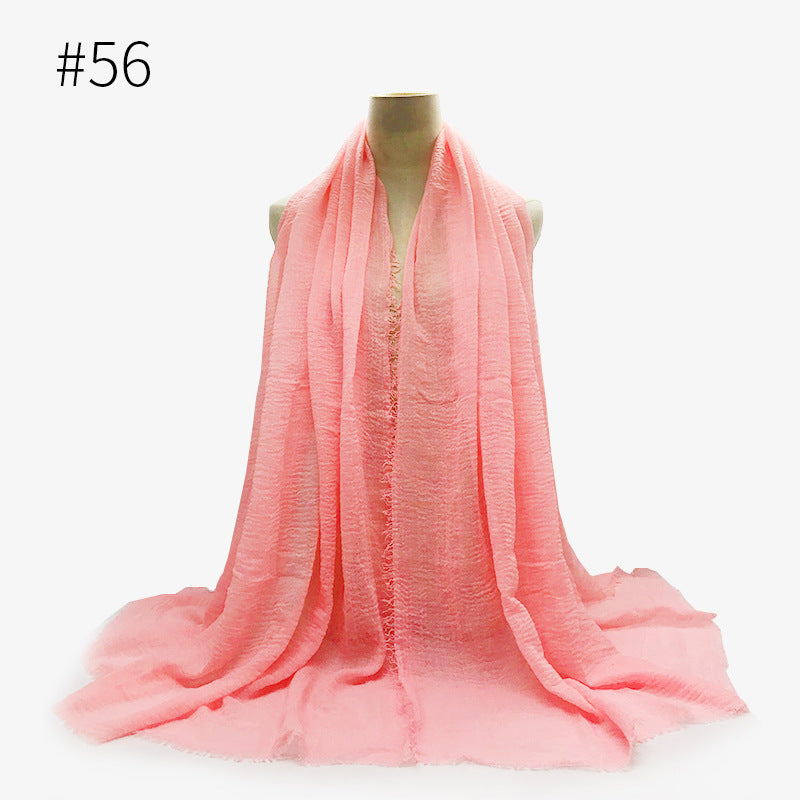 Crinkle Cotton Scarf