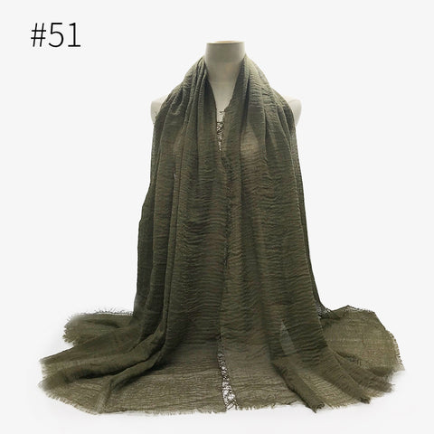 Crinkle Cotton Scarf