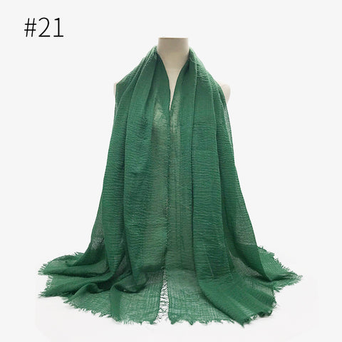 Crinkle Cotton Scarf