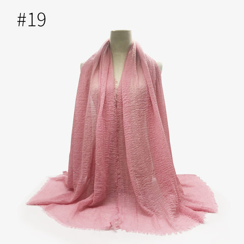 Crinkle Cotton Scarf