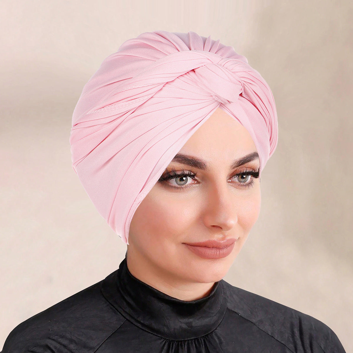 Solid-color Hijab Headscarf - Turban