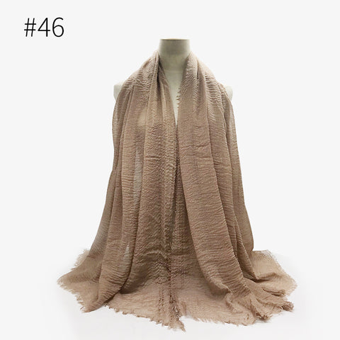 Crinkle Cotton Scarf
