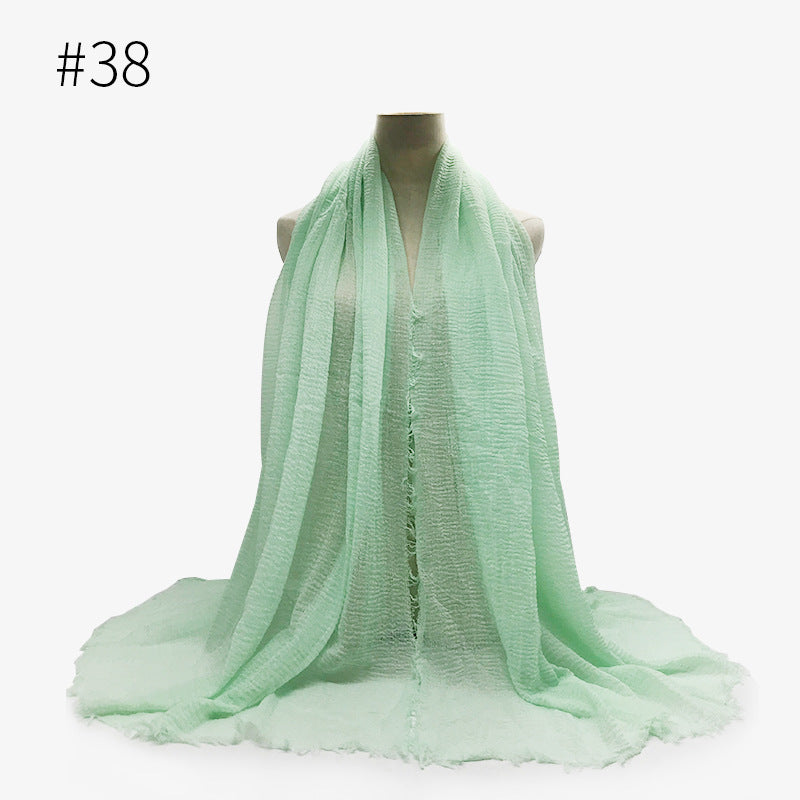 Crinkle Cotton Scarf