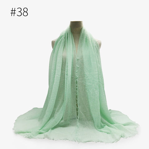 Crinkle Cotton Scarf