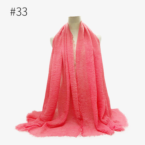 Crinkle Cotton Scarf