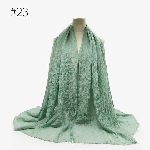 Crinkle Cotton Scarf