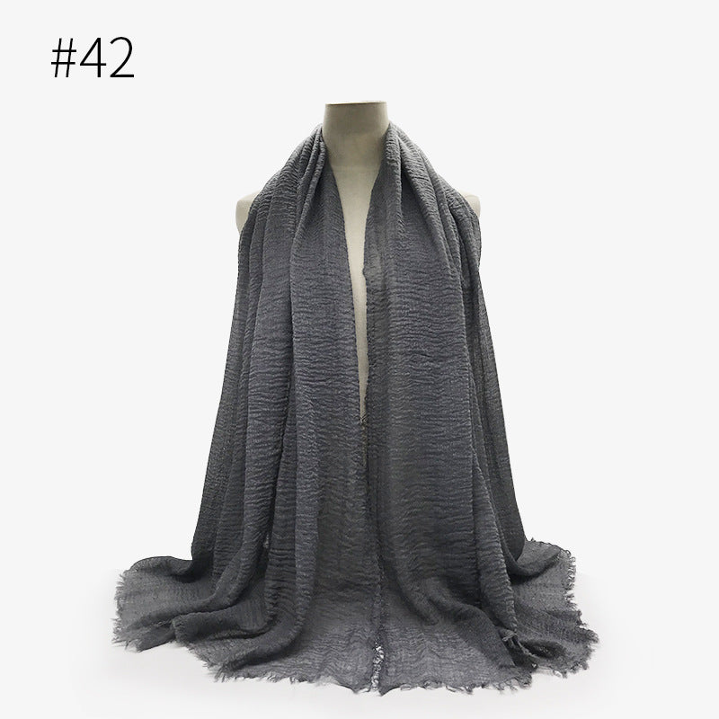 Crinkle Cotton Scarf