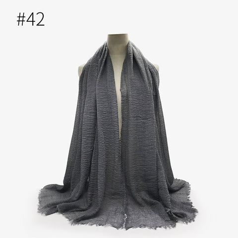 Crinkle Cotton Scarf