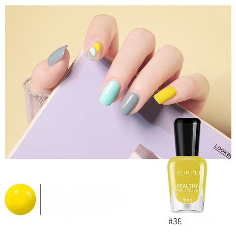 Water-based Peelable And Peelable Nail Polish 8ml Baking Free Cosmetic Makeup Set