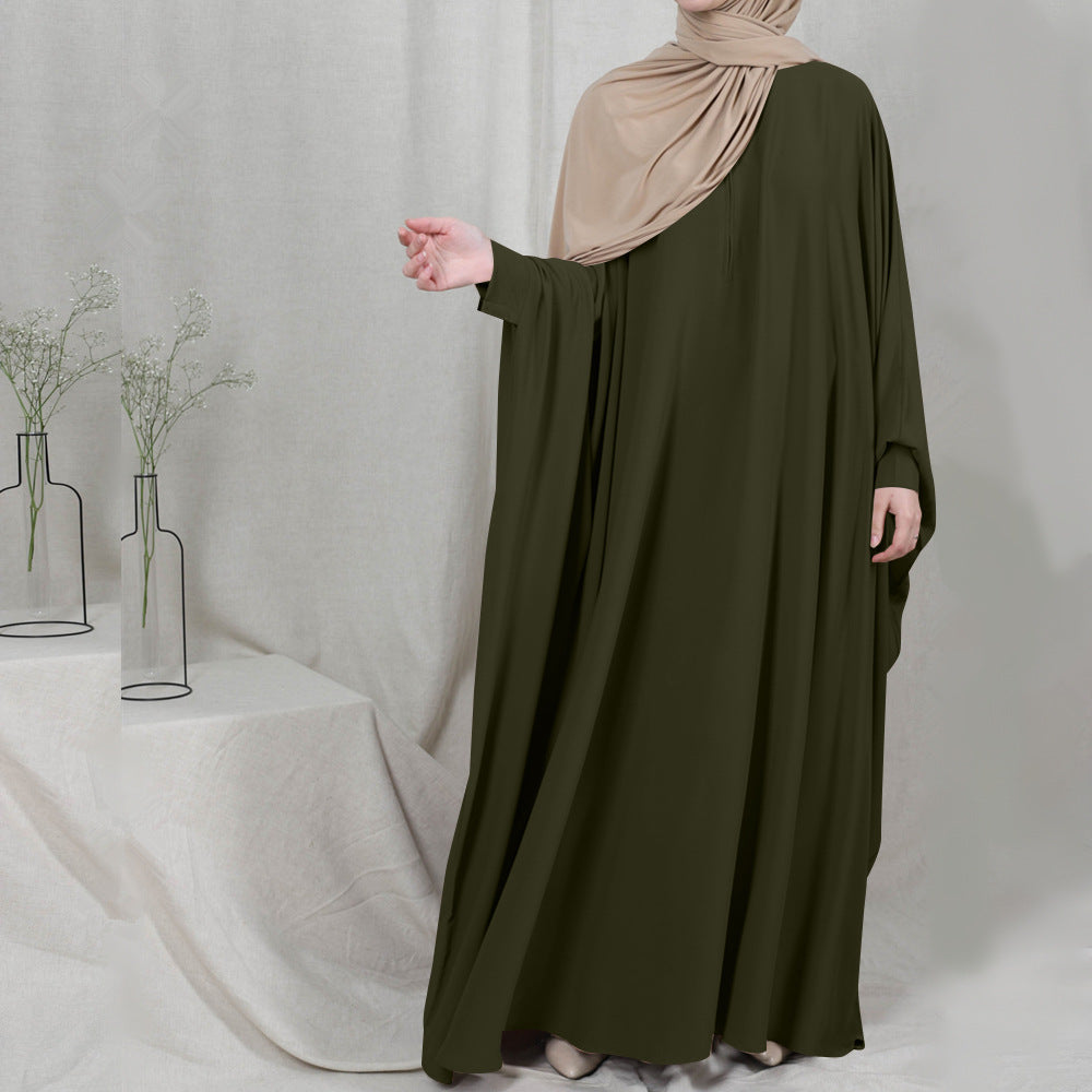 2-Piece Hooded Hijab & Abaya Set | Full Coverage Ramadan & Eid Prayer Gown