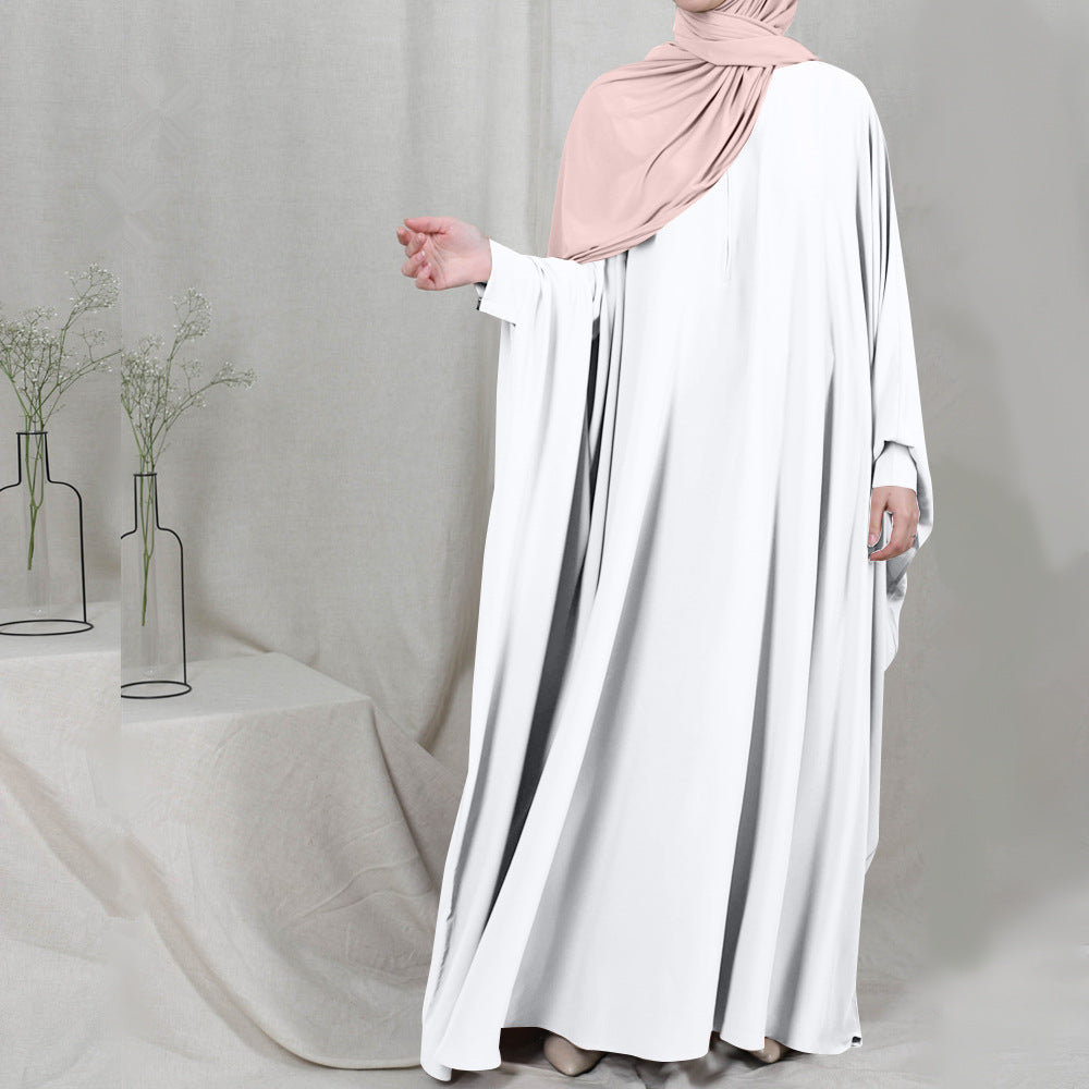 2-Piece Hooded Hijab & Abaya Set | Full Coverage Ramadan & Eid Prayer Gown