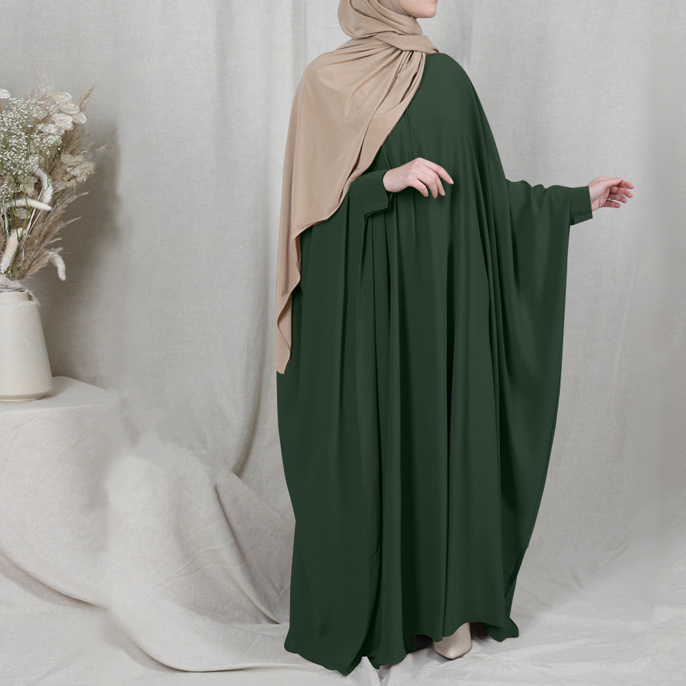 2-Piece Hooded Hijab & Abaya Set | Full Coverage Ramadan & Eid Prayer Gown