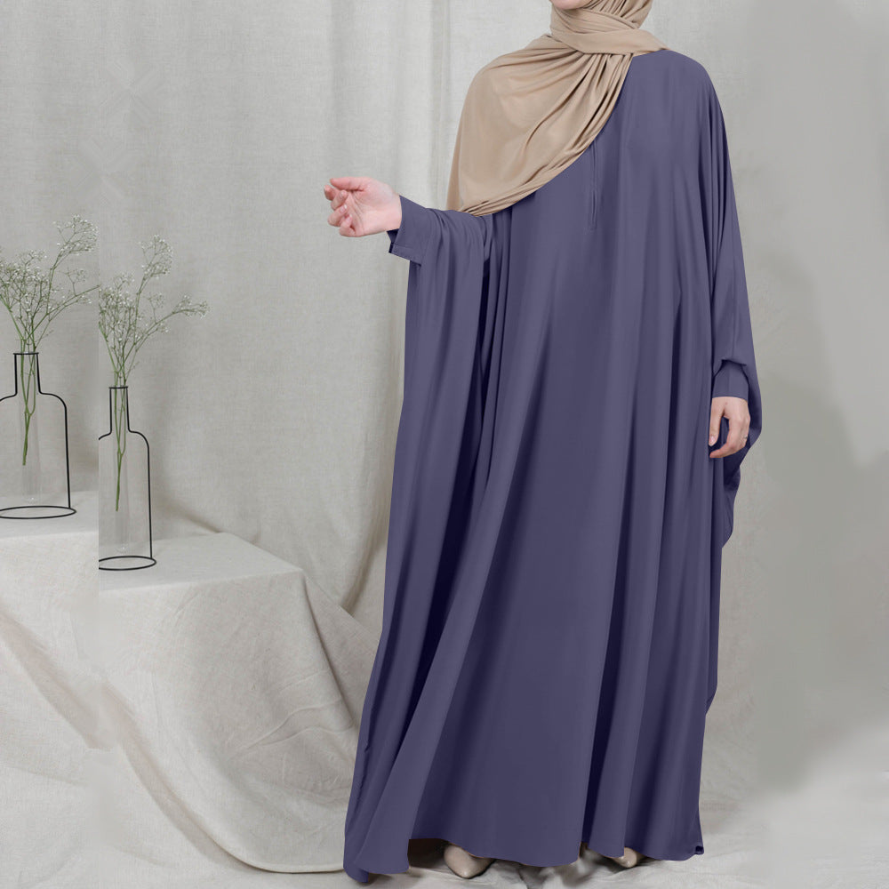 2-Piece Hooded Hijab & Abaya Set | Full Coverage Ramadan & Eid Prayer Gown