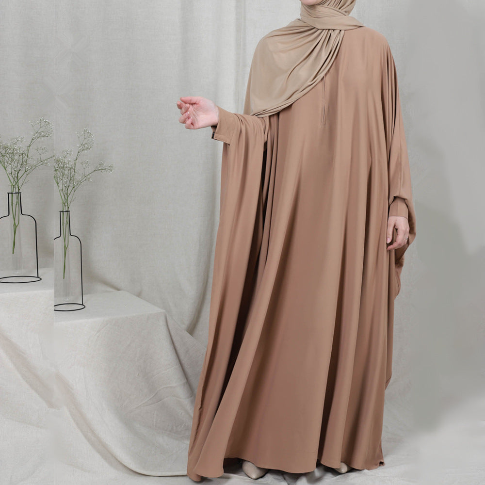 2-Piece Hooded Hijab & Abaya Set | Full Coverage Ramadan & Eid Prayer Gown
