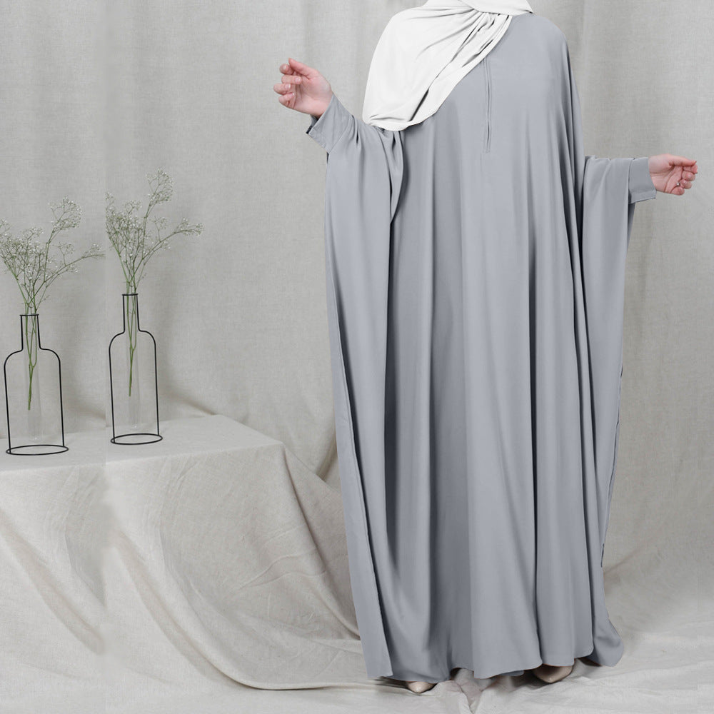 2-Piece Hooded Hijab & Abaya Set | Full Coverage Ramadan & Eid Prayer Gown