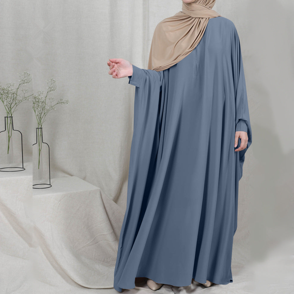 2-Piece Hooded Hijab & Abaya Set | Full Coverage Ramadan & Eid Prayer Gown