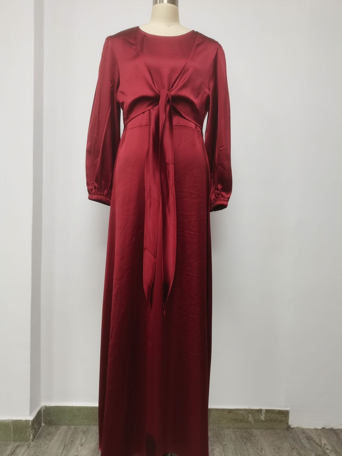 Satin Abaya Dress
