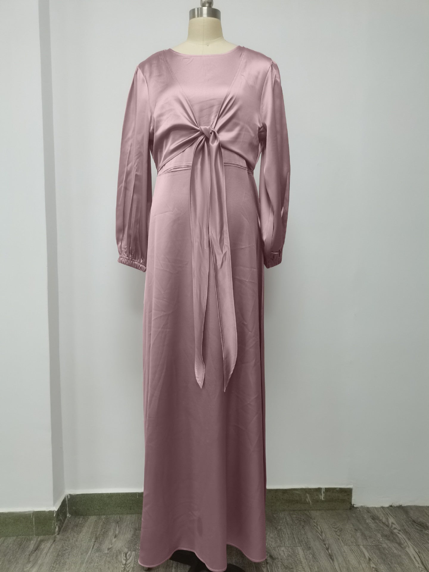 Satin Abaya Dress