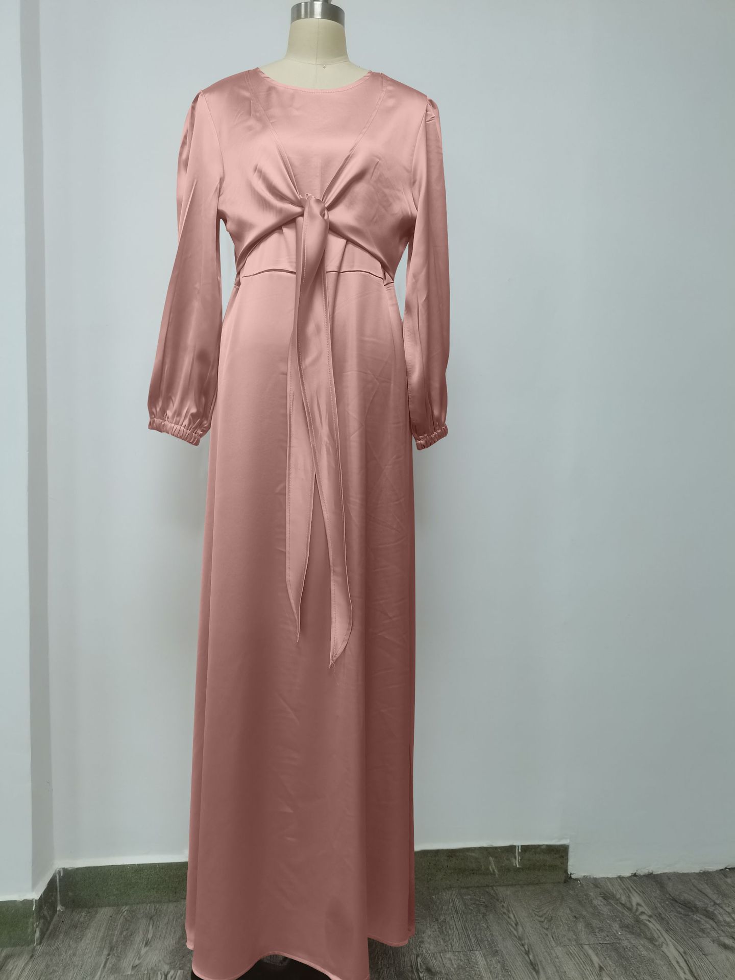 Satin Abaya Dress