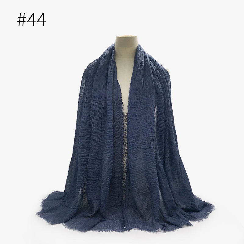 Crinkle Cotton Scarf
