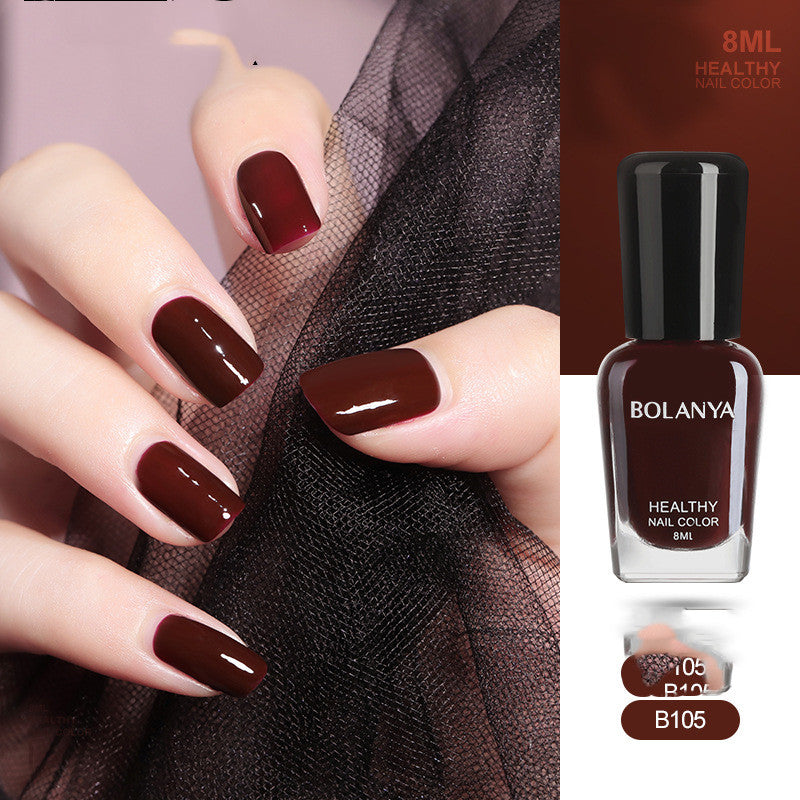 Water-Based Nail Polish Free Of Baking Can Be Torn Off, Quick Drying And Lasting