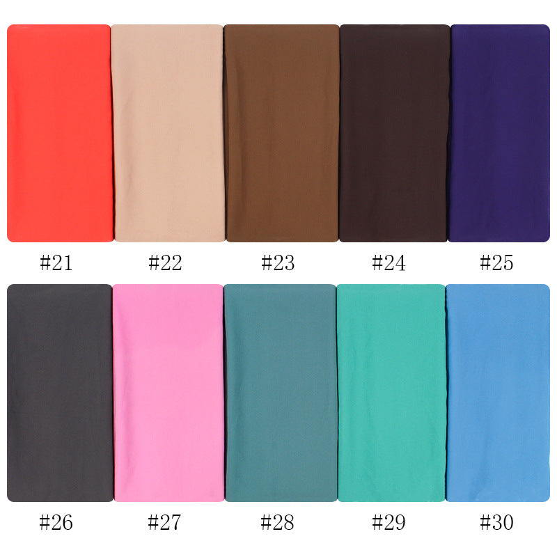 Luxury Pearl Chiffon Hijab | Premium Breathable Long Wrap Scarf