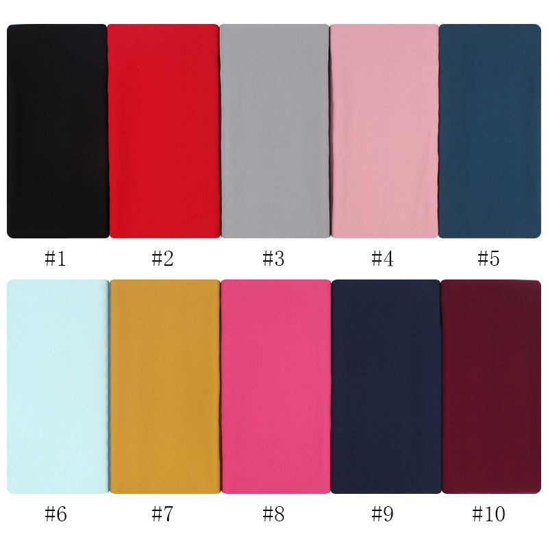 Luxury Pearl Chiffon Hijab | Premium Breathable Long Wrap Scarf