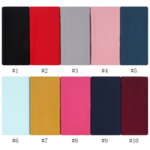 Luxury Pearl Chiffon Hijab | Premium Breathable Long Wrap Scarf
