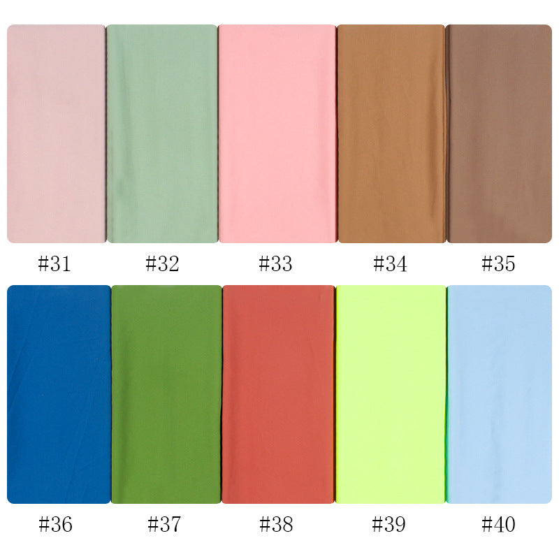 Luxury Pearl Chiffon Hijab | Premium Breathable Long Wrap Scarf