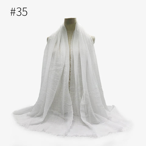 Crinkle Cotton Scarf