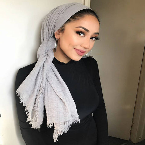 Crinkle Cotton Scarf