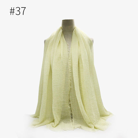 Crinkle Cotton Scarf