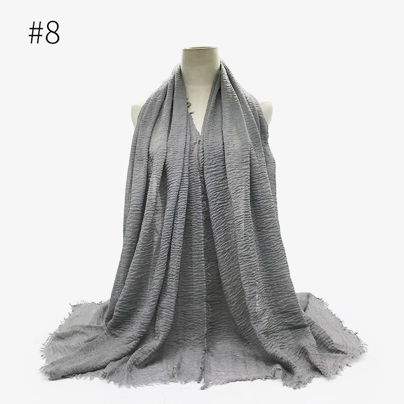 Crinkle Cotton Scarf