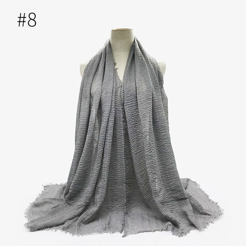 Crinkle Cotton Scarf