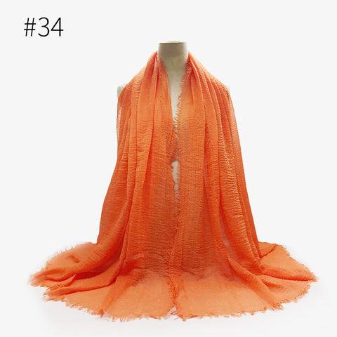 Crinkle Cotton Scarf