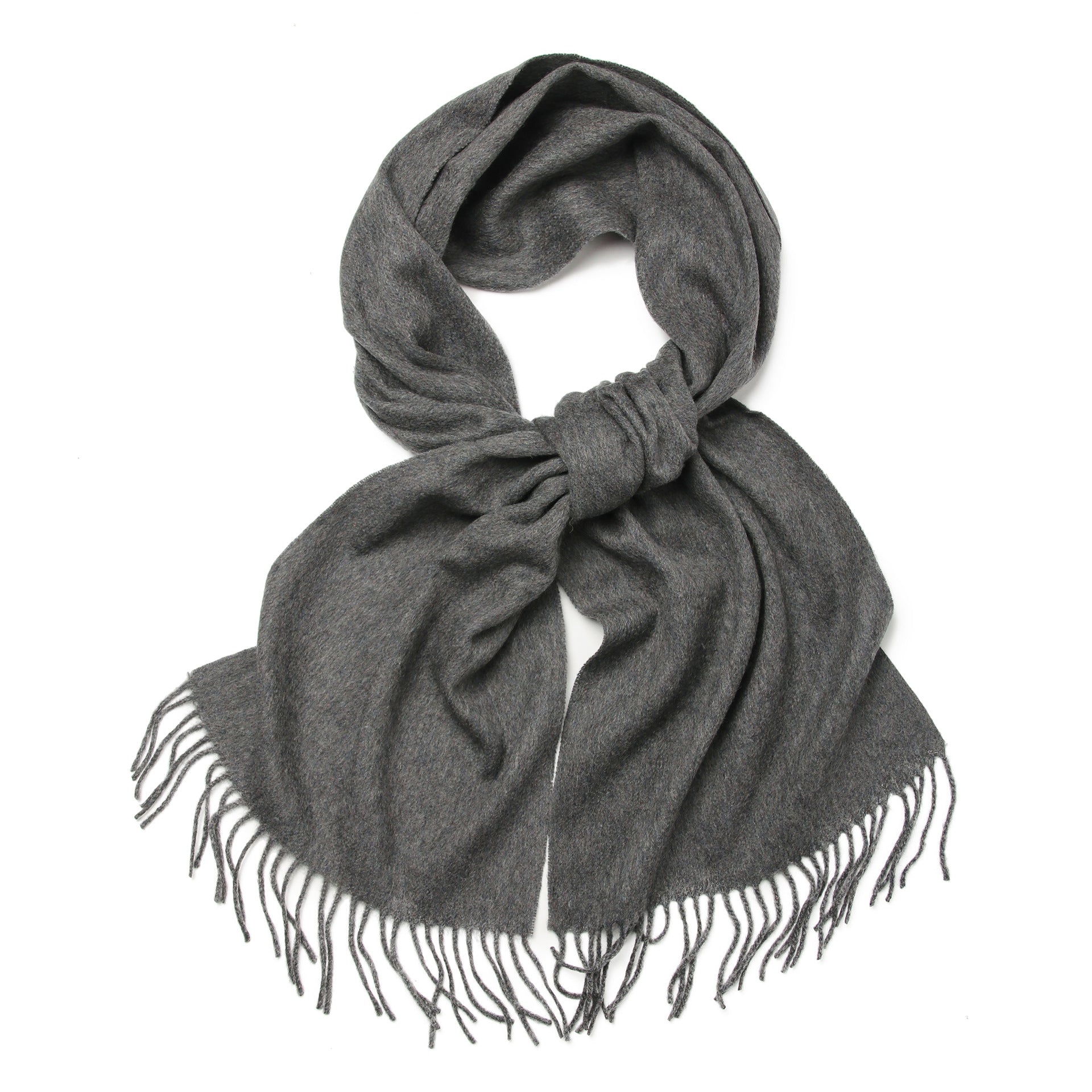 Inner Mongolia Full Wool Shawl Scarf Women's Plain Wool Scarf