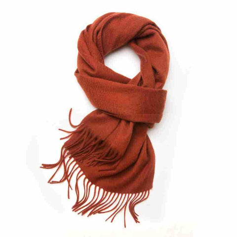 Inner Mongolia Full Wool Shawl Scarf Women's Plain Wool Scarf