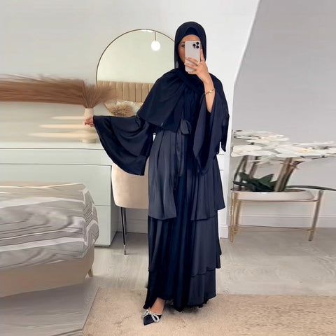 Ruffled Abaya