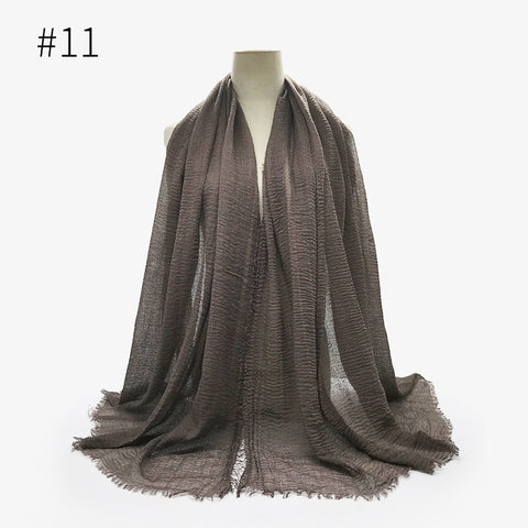 Crinkle Cotton Scarf