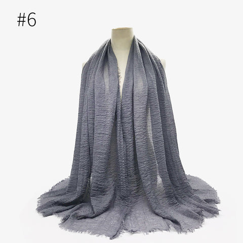 Crinkle Cotton Scarf