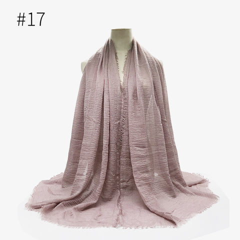 Crinkle Cotton Scarf