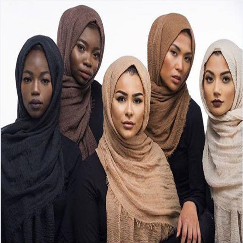 Crinkle Cotton Scarf