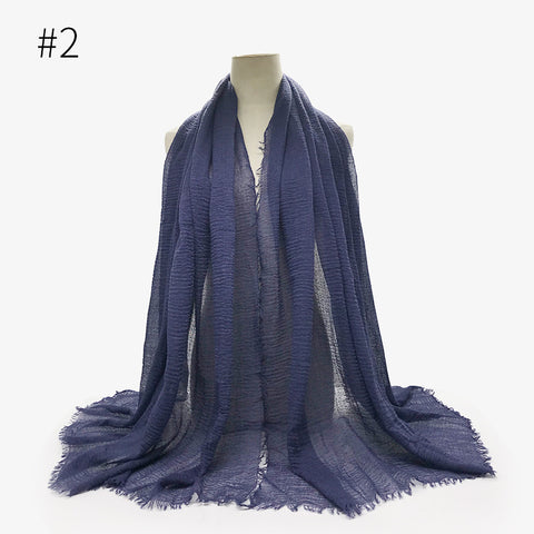 Crinkle Cotton Scarf