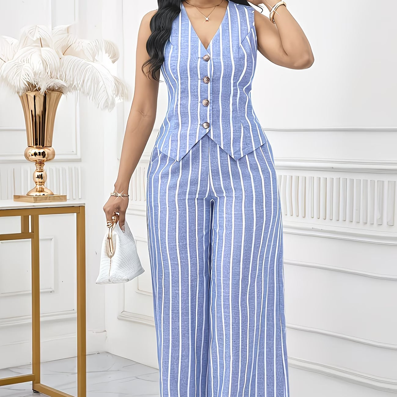 Dress pants with vest