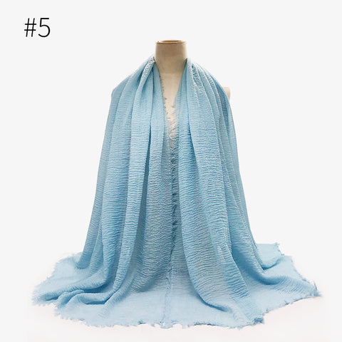 Crinkle Cotton Scarf