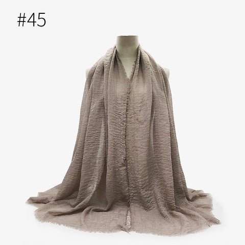Crinkle Cotton Scarf